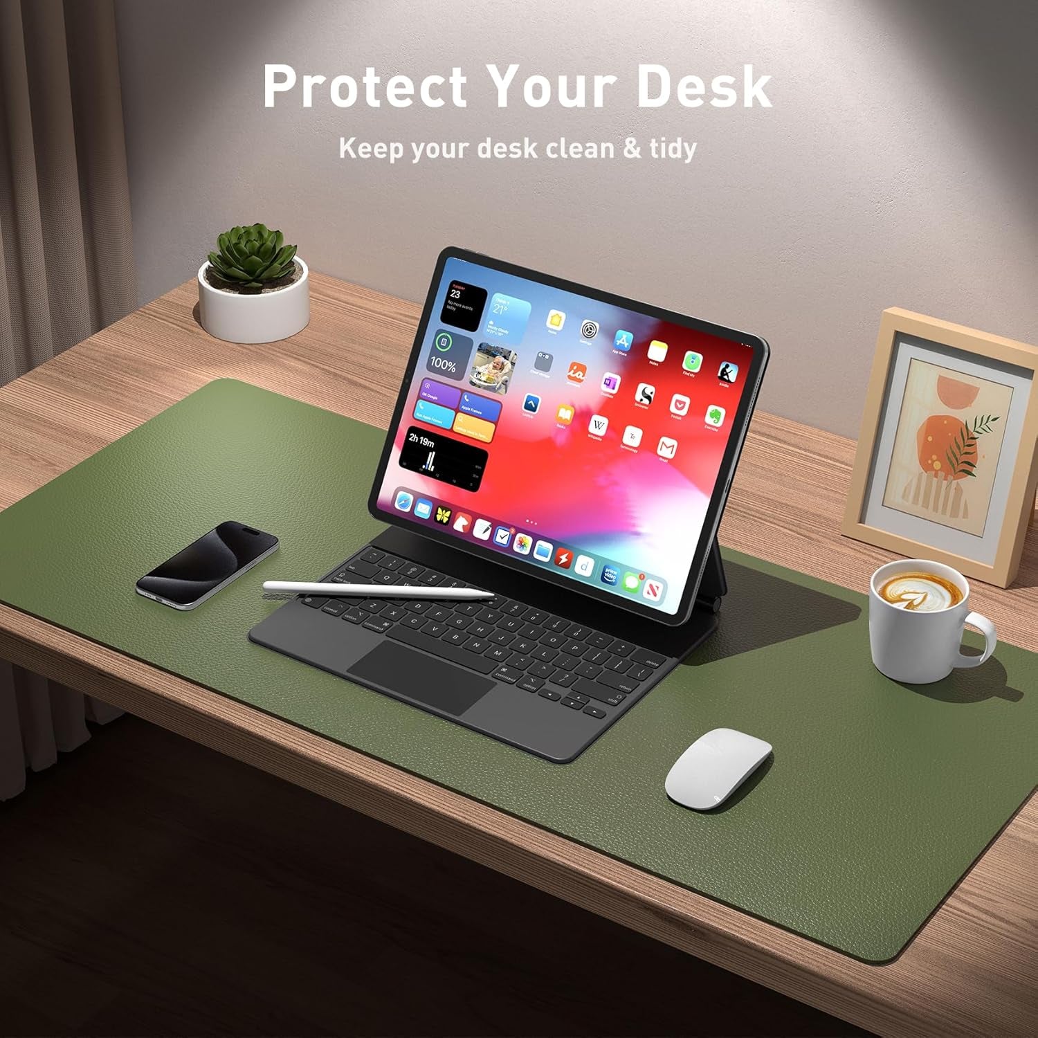 Leather Desk Pad Protector