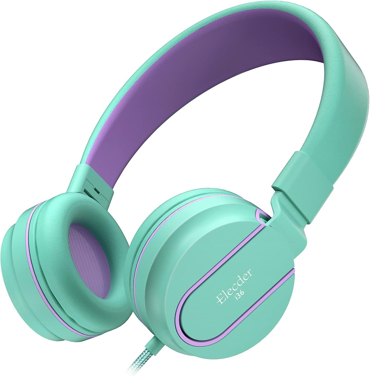 I36 Kids Headphones Children Foldable Adjustable on Ear Headphones